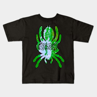 Tarantula Silhouette V72 (Tie Dye) Kids T-Shirt